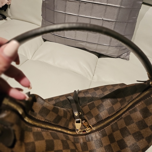 AUTHENTIC Louis Vuitton Duomo Hobo | Damier Ebene | Made in France - Picture 12 of 16